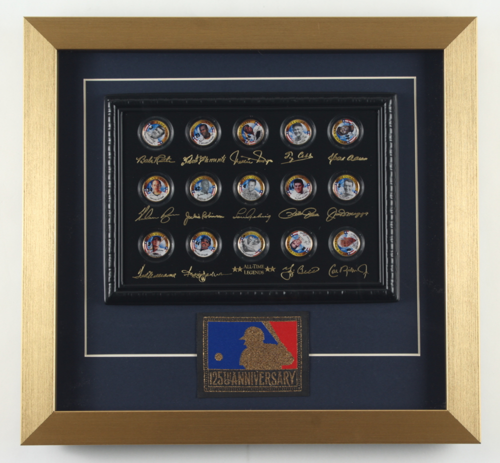 Merrick Mint All Time Legends X Custom Framed Commemorative Coin Set Display With Babe