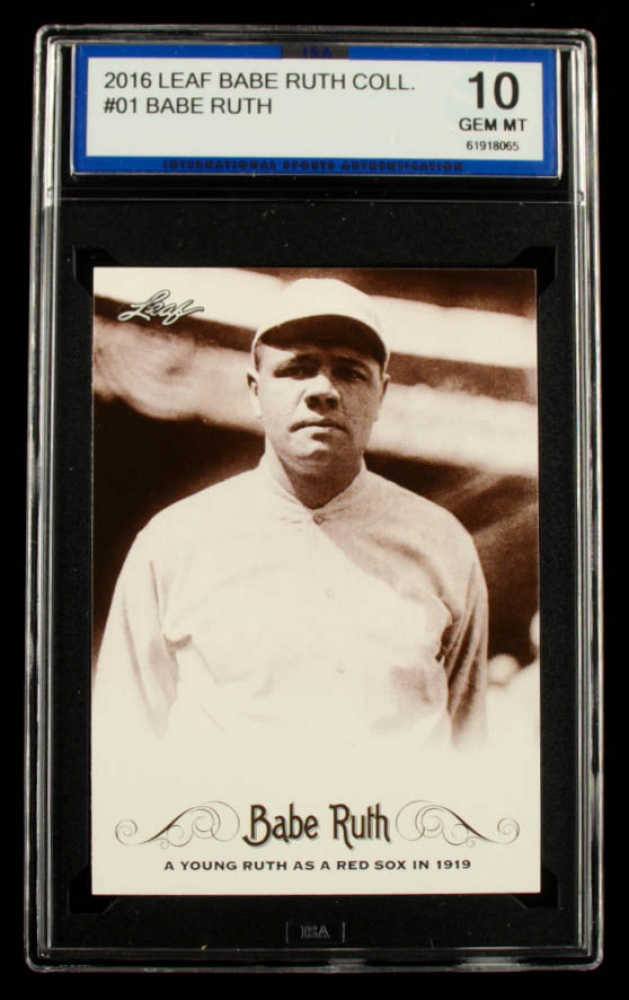 Babe Ruth Leaf Babe Ruth Collection ISA Pristine Auction
