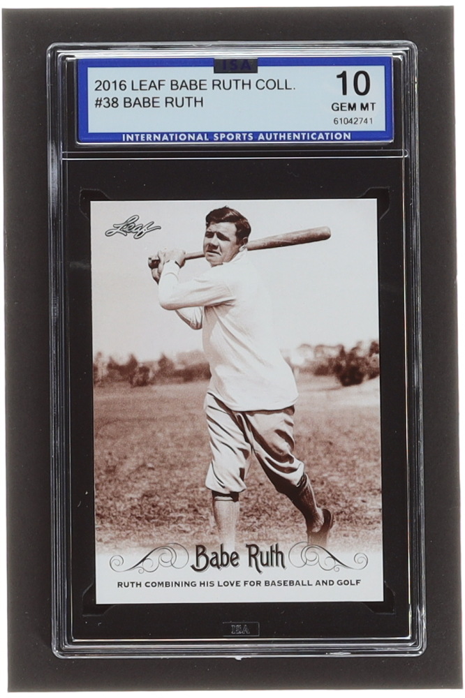 Babe Ruth Leaf Babe Ruth Collection ISA Pristine Auction