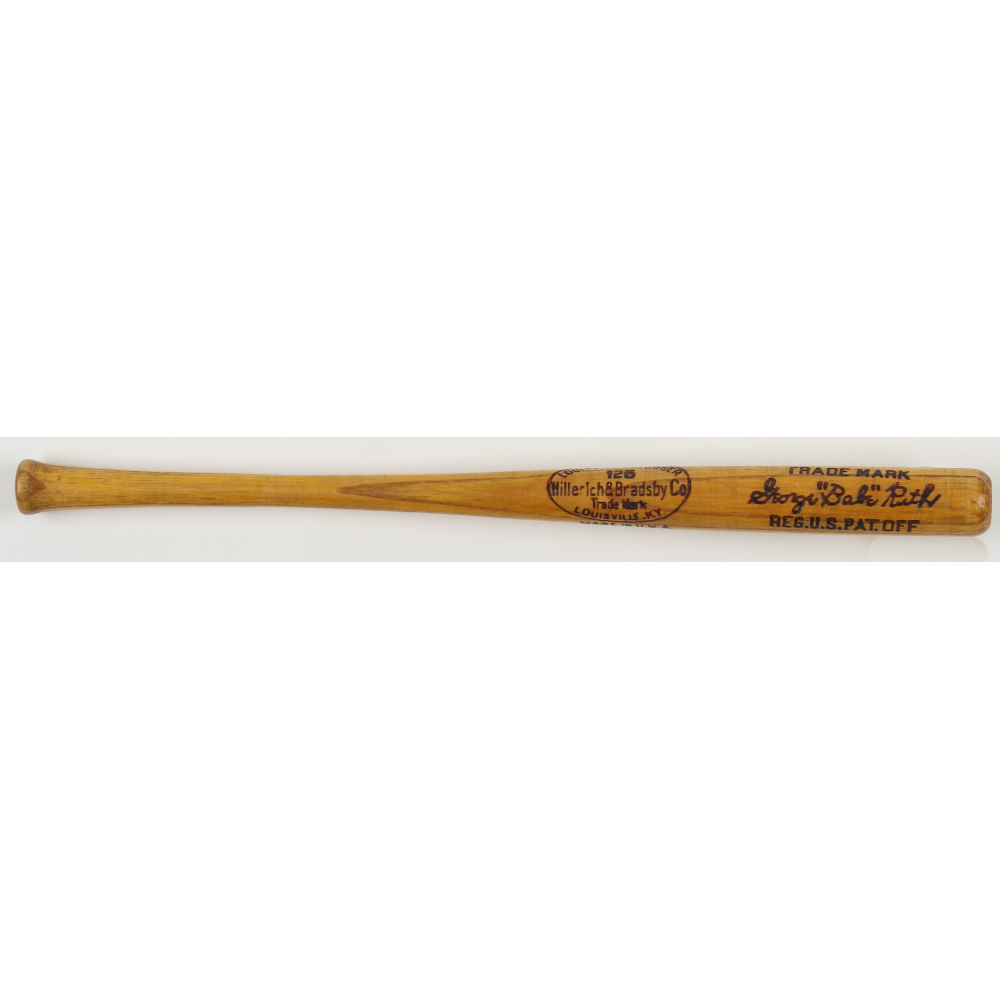 George Babe Ruth Louisville Slugger Player Model Mini Baseball Bat Pristine Auction