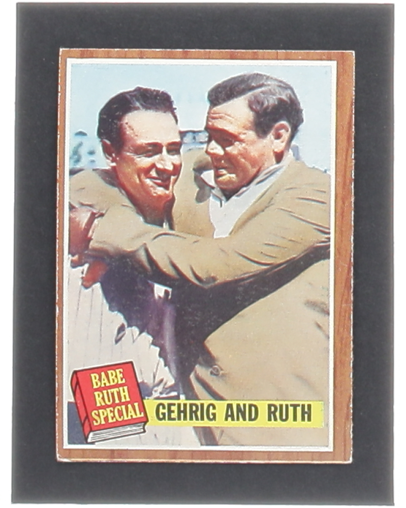 Lou Gehrig And Babe Ruth Topps Babe Ruth Special Pristine