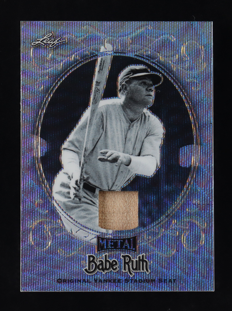 Babe Ruth 2019 Leaf Metal Babe Ruth Collection Yankee Stadium Seats Wave YS01 7 7 Pristine