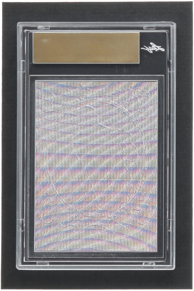 Babe Ruth Leaf Metal Babe Ruth Game Used Bat Black Wave Pre Production Proof Leaf