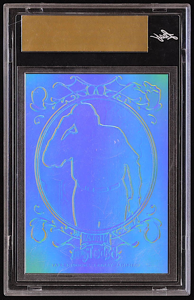 Babe Ruth Leaf Metal Babe Ruth Collection Yankee Stadium Seats Prismatic Blue Pre