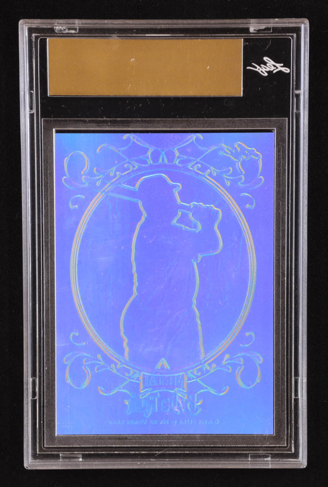 Babe Ruth Leaf Metal Babe Ruth Game Used Bat Pre Production Proof Prismatic Red