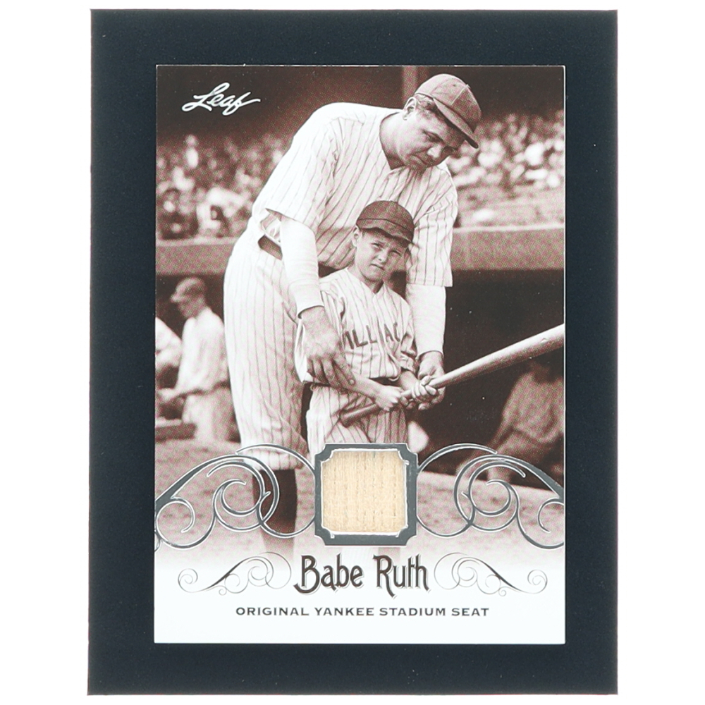 Babe Ruth Leaf Babe Ruth Collection Yankee Stadium Seat Silver