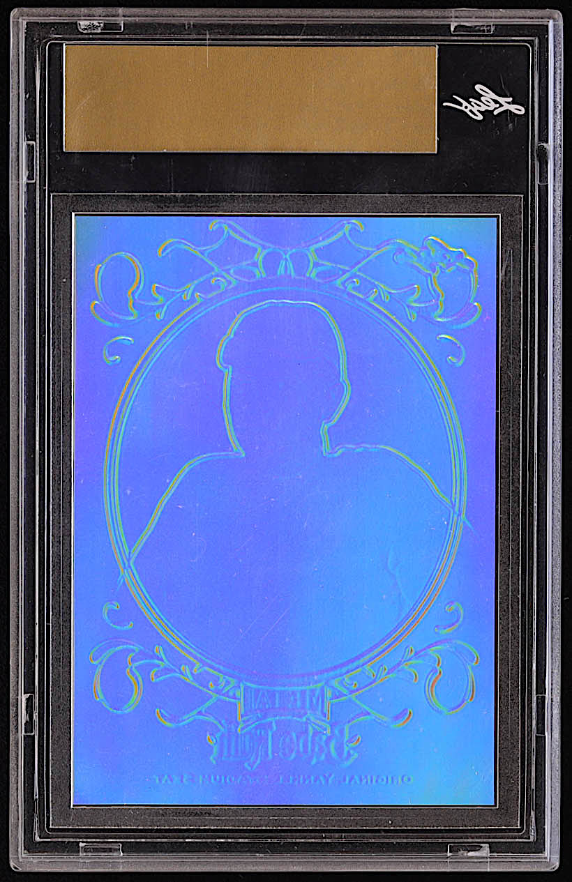 Babe Ruth Leaf Metal Babe Ruth Collection Yankee Stadium Seats Prismatic Silver Pre