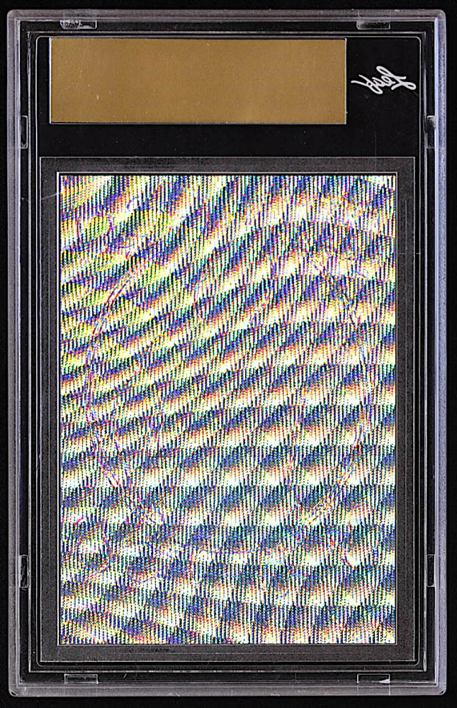 Babe Ruth Leaf Metal Babe Ruth Collection Game Used Wave Gold Pre Production Proof