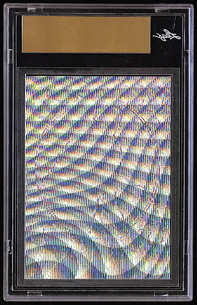 Babe Ruth 2019 Leaf Metal Babe Ruth Collection Yankee Stadium Seats Wave Blue Pre Production