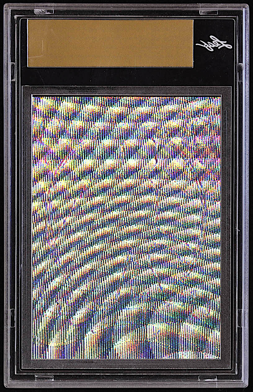 Babe Ruth 2019 Leaf Metal Babe Ruth Collection Yankee Stadium Seats Wave Gold Pre Production