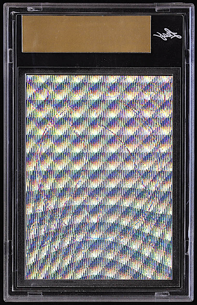 Babe Ruth 2019 Leaf Metal Babe Ruth Collection Game Used Wave Green Pre Production Proof 9 1 1