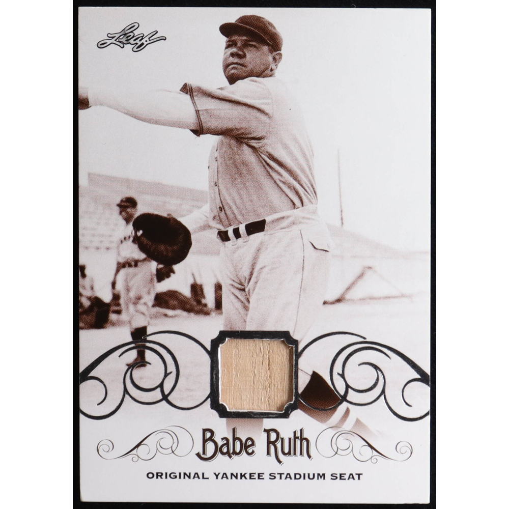 Babe Ruth Leaf Babe Ruth Collection Yankee Stadium Seat Silver YS Pristine Auction
