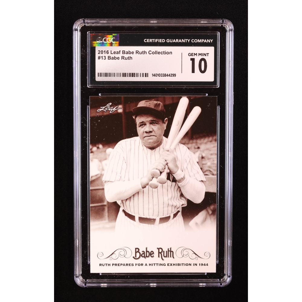 Babe Ruth Leaf Babe Ruth Collection CGC Pristine Auction