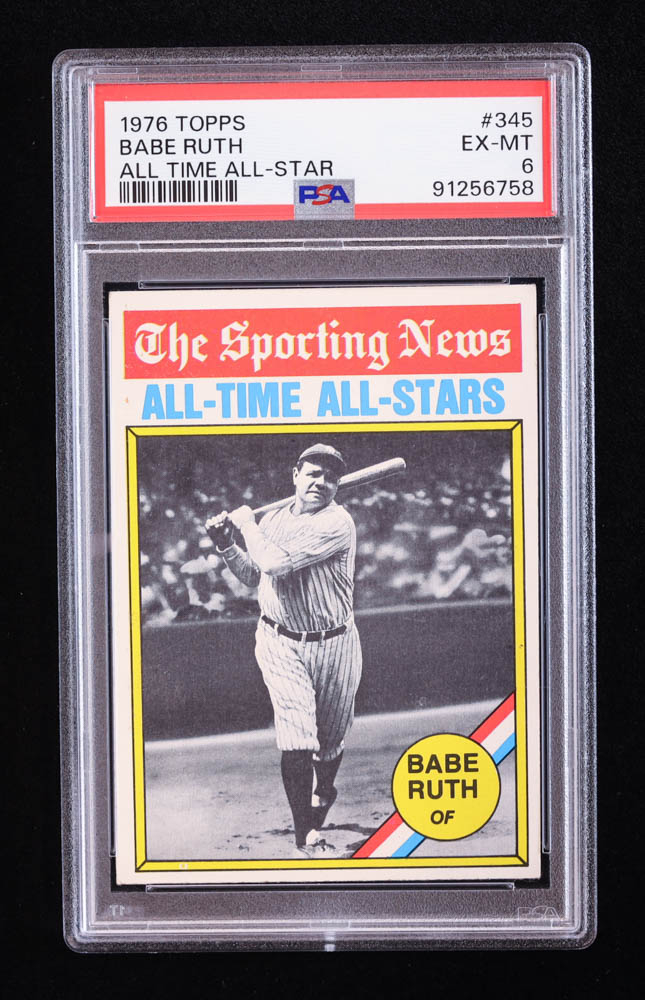 Babe Ruth Topps AS PSA Pristine Auction