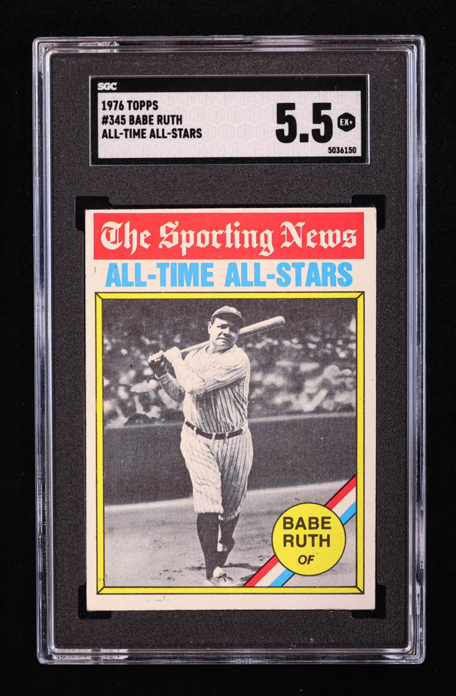Babe Ruth Topps AS SGC Pristine Auction