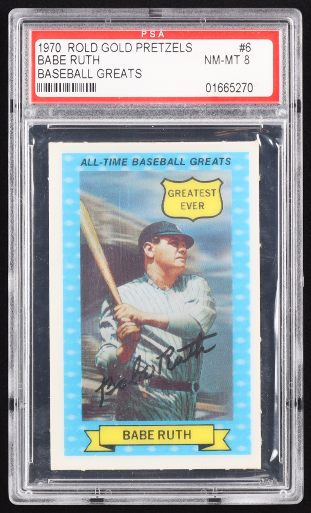 Babe Ruth 1970 Rold Gold ATG 6 PSA 8 Pristine Auction