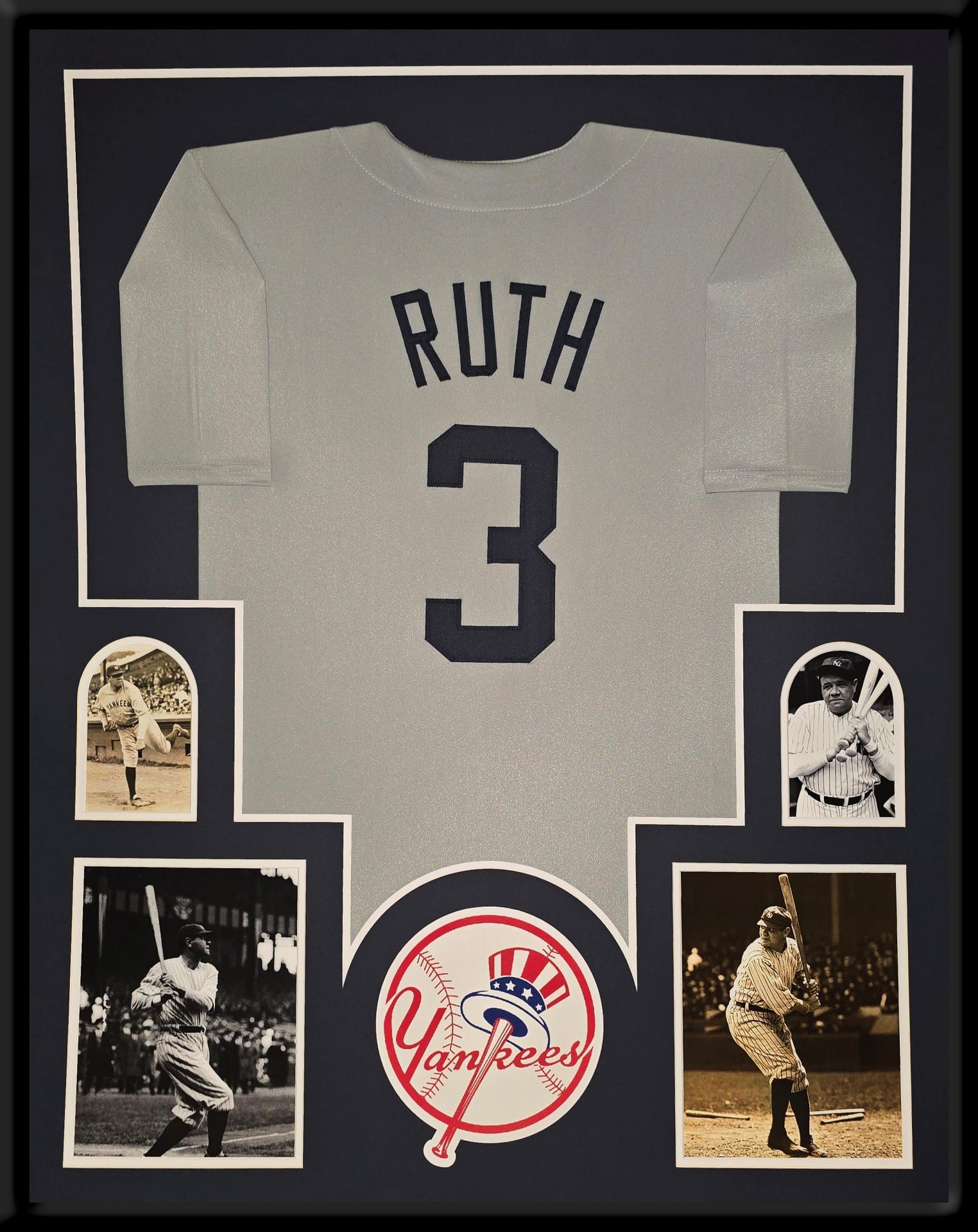 Babe Ruth Custom Framed Jersey Display Pristine Auction