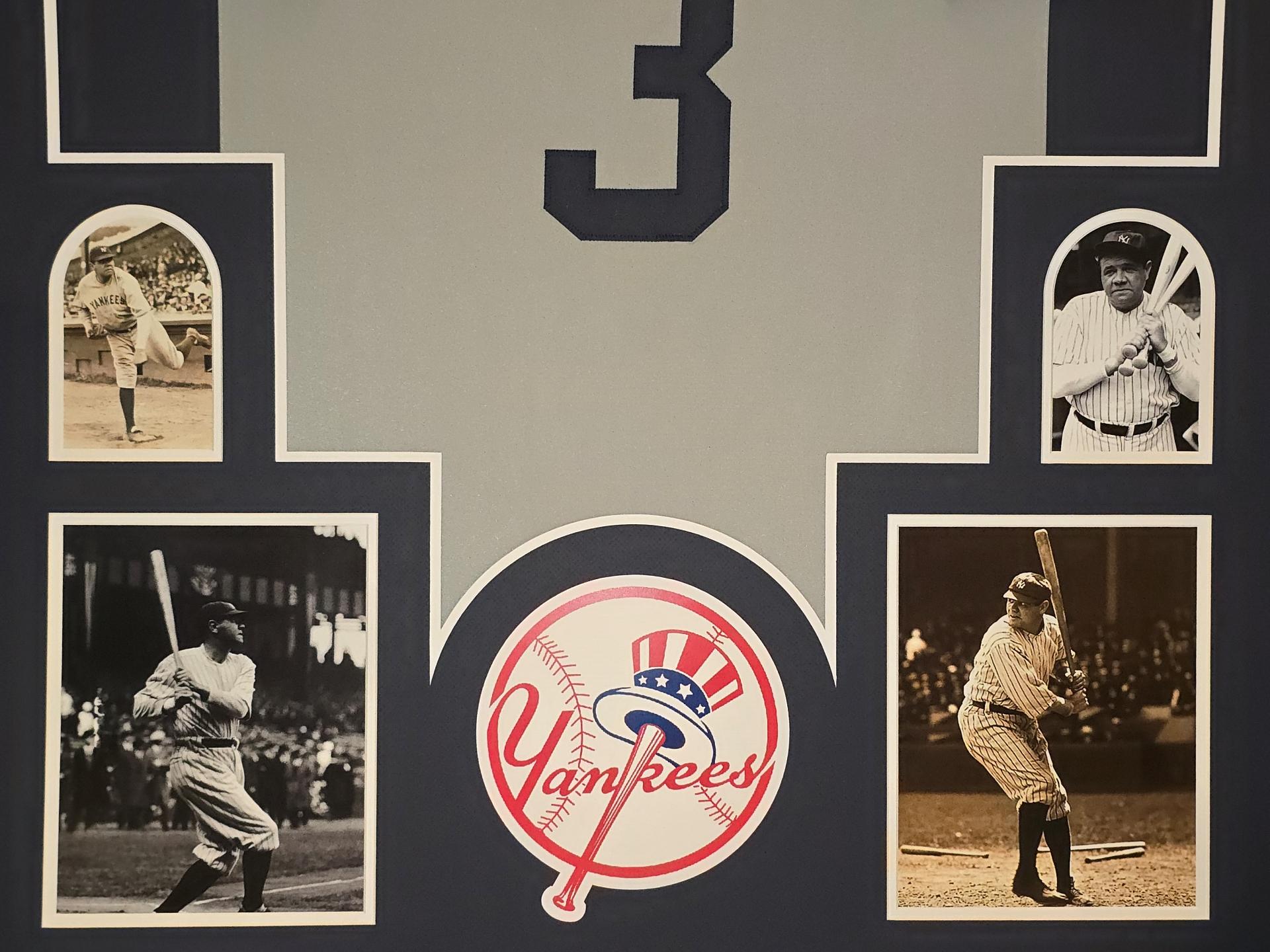 Babe Ruth Custom Framed Jersey Display Pristine Auction