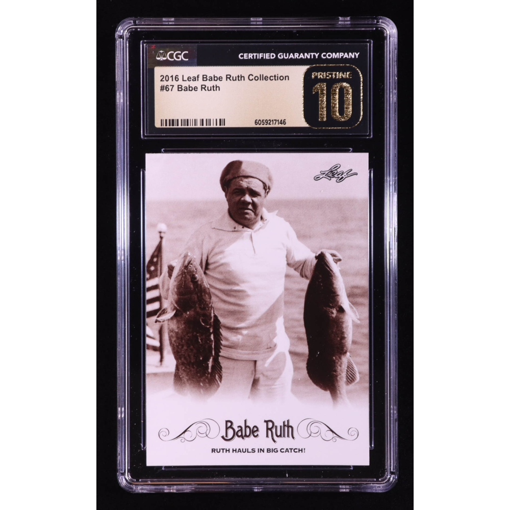 Babe Ruth Leaf Babe Ruth Collection CGC Pristine