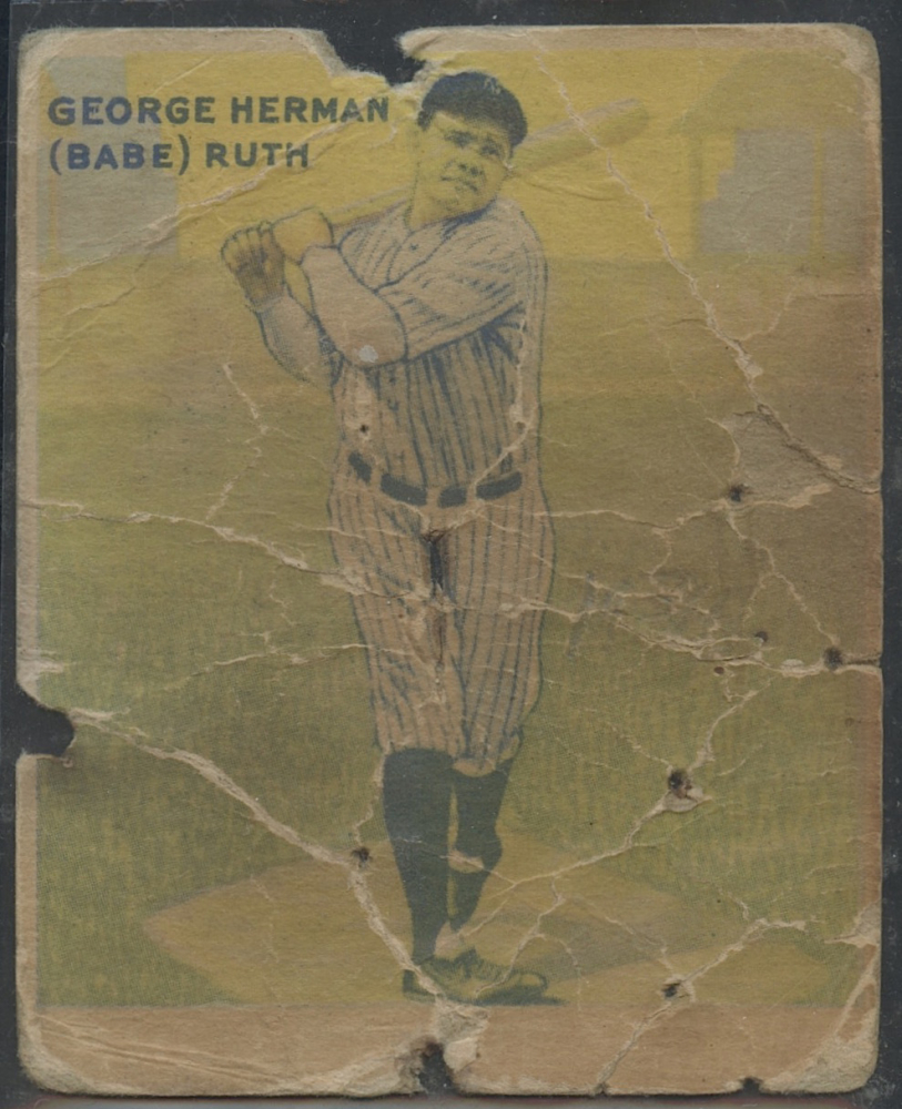 Goudey Babe Ruth RC SGC Authentic Pristine Auction
