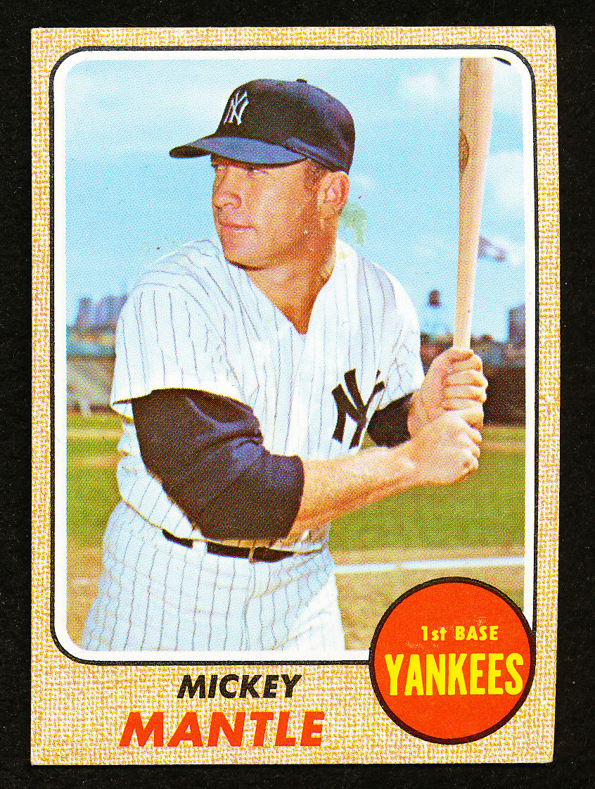1968 Topps #280 Mickey Mantle at PristineAuction.com 1968 Topps #280 Mickey Mantle at PristineAuction.com