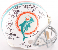 Dolphins 1972 Super Bowl Champions Full-Size Authentic On-Field Helmet Team-Signed by (28) With Paul Warfield, Bob Griese, Mercury Morris, Jim Langer (JSA) at PristineAuction.com