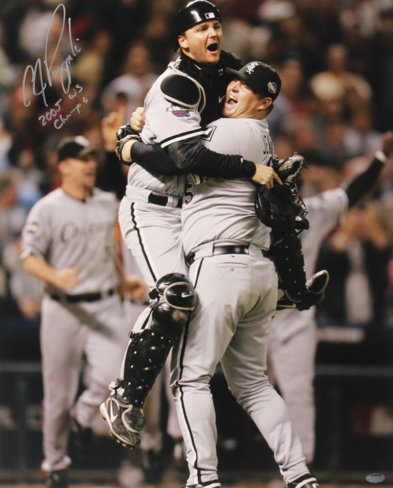 A. J. Pierzynski Signed White Sox 16x20 