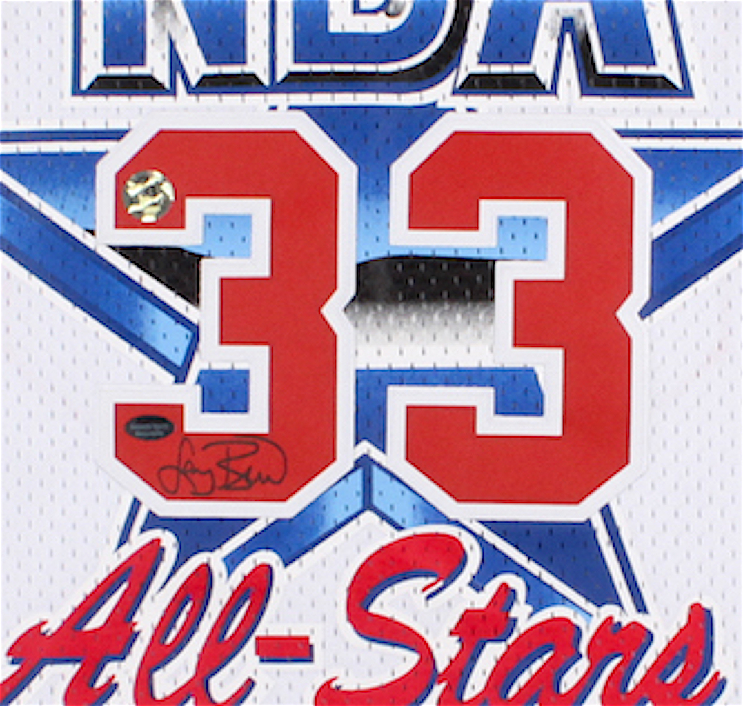 Larry Bird Signed 1992 NBA All-Star Game Adidas Jersey (Bird Hologram & Schwartz COA) at PristineAuction.com Larry Bird Signed 1992 NBA All-Star Game Adidas Jersey (Bird Hologram & Schwartz COA) at PristineAuction.com
