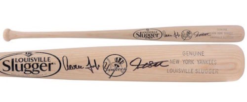 Giancarlo Stanton & Aaron Judge Signed New York Yankees Louisville Slugger Baseball Bat (Fanatics Hologram) at PristineAuction.com Giancarlo Stanton & Aaron Judge Signed New York Yankees Louisville Slugger Baseball Bat (Fanatics Hologram) at PristineAuction.com
