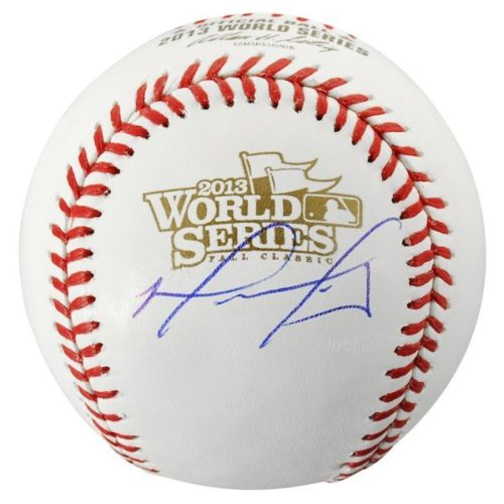 David Ortiz Signed 2013 World Series Baseball (Fanatics Hologram) Pristine Auction
