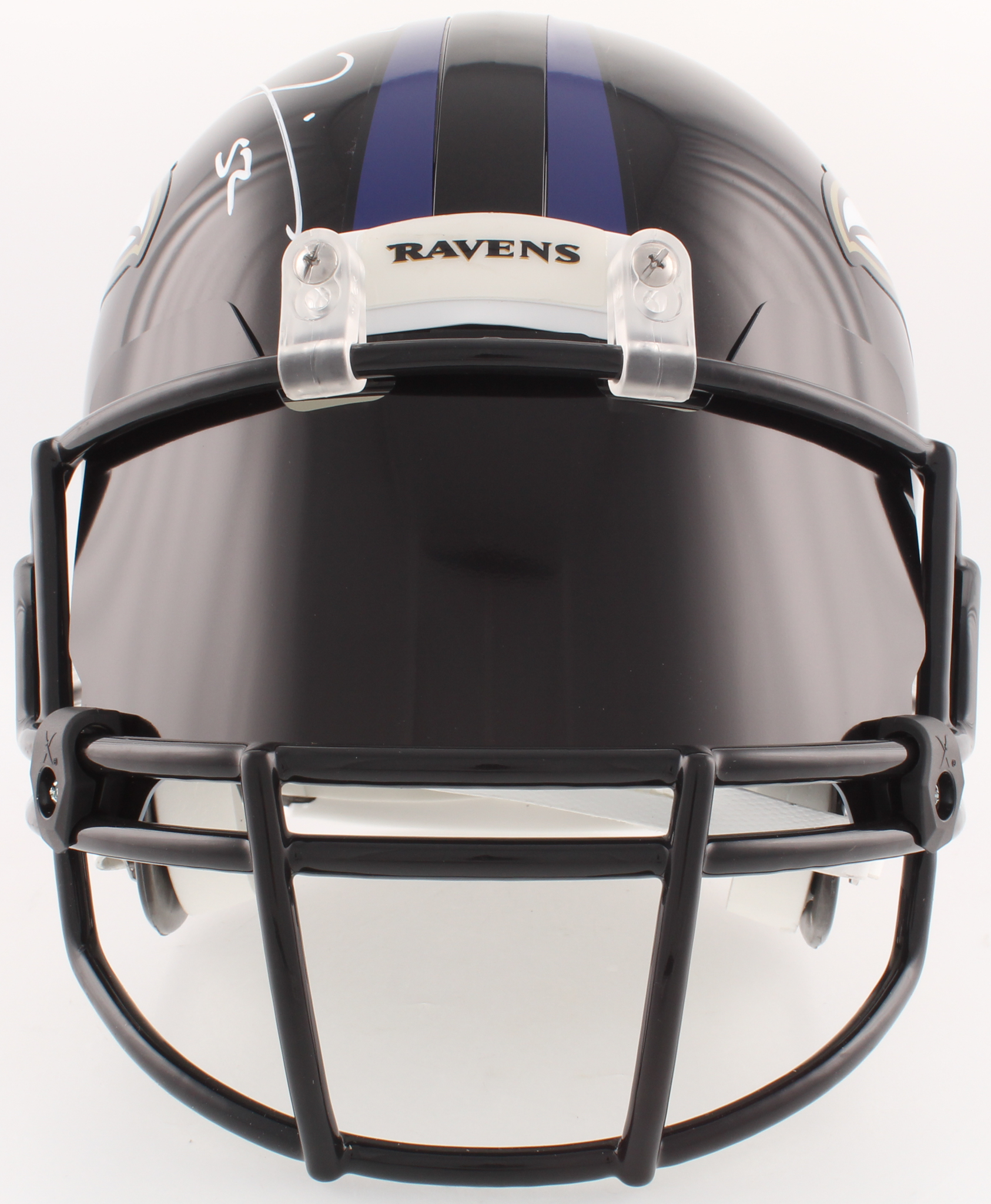 Ray Lewis Signed Ravens Full-Size Helmet With Visor (JSA COA) at PristineAuction.com Ray Lewis Signed Ravens Full-Size Helmet With Visor (JSA COA) at PristineAuction.com