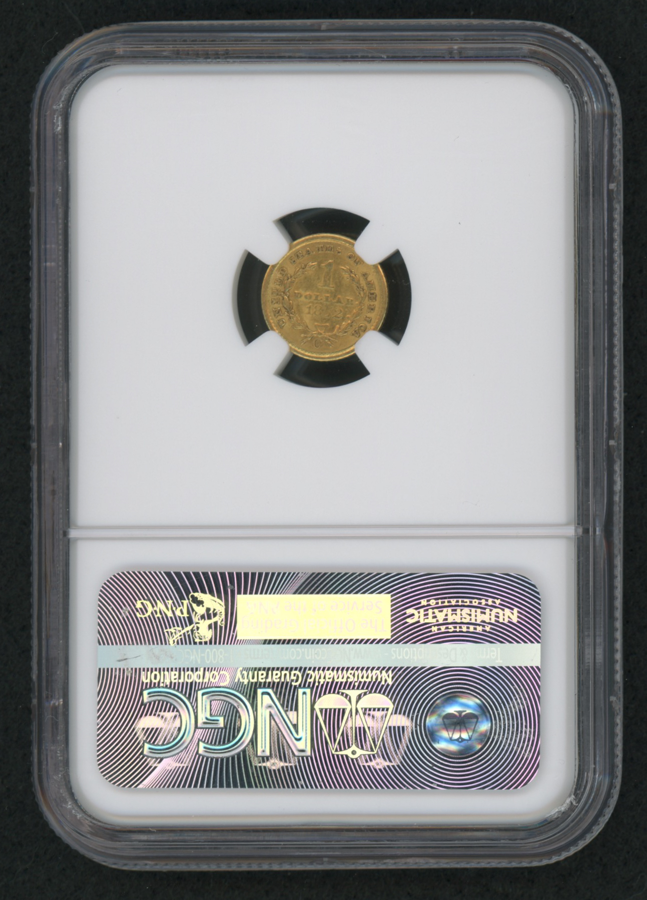 1852-O $1 One Dollar Liberty Head Gold Coin (NGC AU 58) at PristineAuction.com 1852-O $1 One Dollar Liberty Head Gold Coin (NGC AU 58) at PristineAuction.com