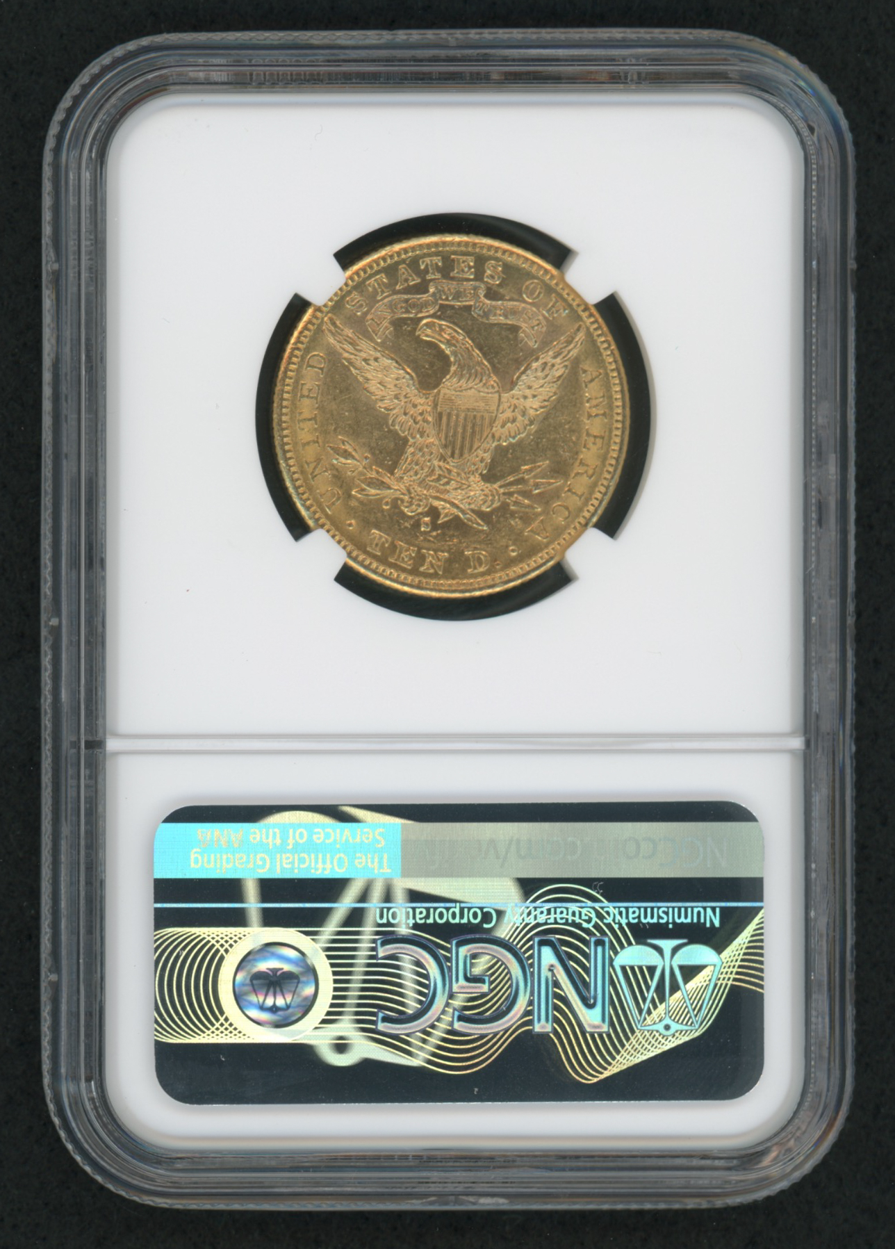 1884-S $10 Ten Dollars Liberty Head Eagle Gold Coin (NGC AU 58) at PristineAuction.com 1884-S $10 Ten Dollars Liberty Head Eagle Gold Coin (NGC AU 58) at PristineAuction.com