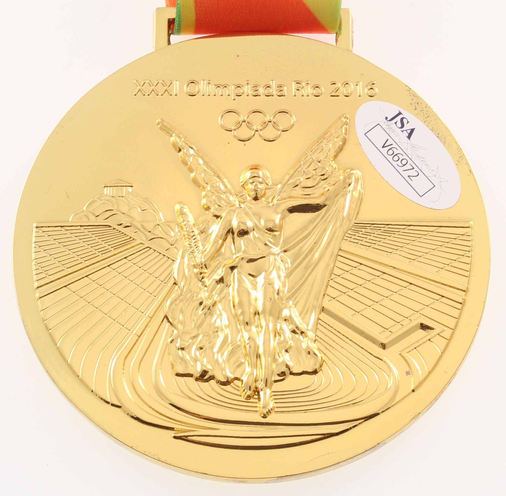 Usain Bolt Signed 2016 Rio Olympic Gold Medal (JSA COA) at PristineAuction.com Usain Bolt Signed 2016 Rio Olympic Gold Medal (JSA COA) at PristineAuction.com