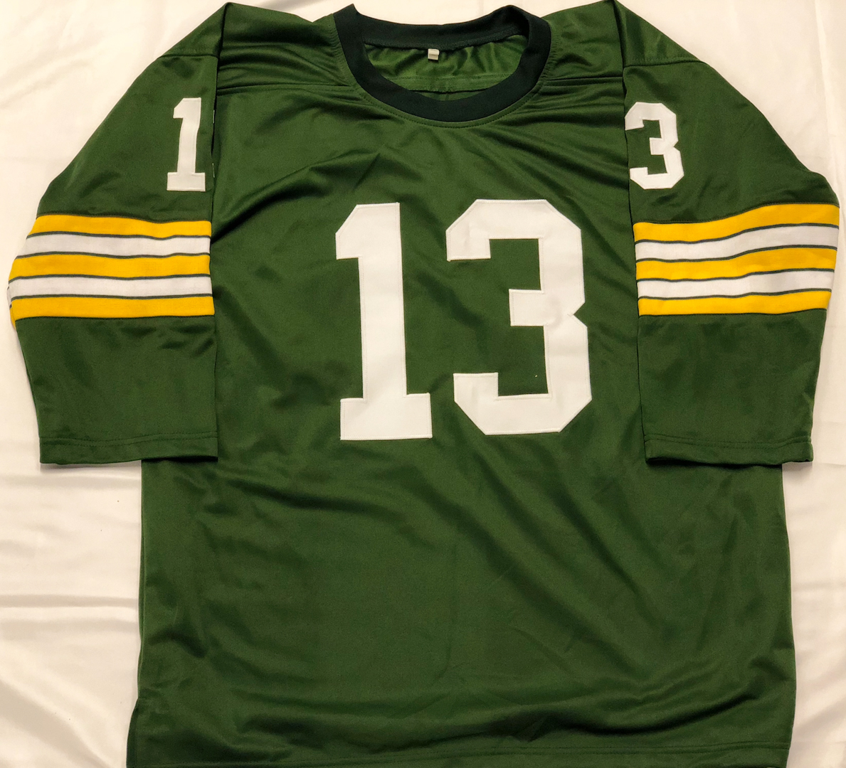 Don Horn Signed Packers Limited Edition Jersey Inscribed "1ST Ro Pick '67", "ICE BOWL 12-31-67", "S.B. II CHAMPS", "TITLETOWN USA" & "THANKS - VINCE LOMBARDI" (TPL Hologram) at PristineAuction.com Don Horn Signed Packers Limited Edition Jersey Inscribed "1ST Ro Pick '67", "ICE BOWL 12-31-67", "S.B. II CHAMPS", "TITLETOWN USA" & "THANKS - VINCE LOMBARDI" (TPL Hologram) at PristineAuction.com