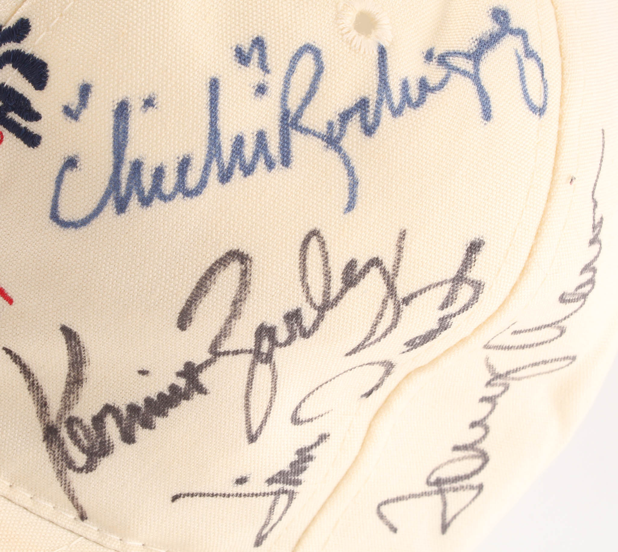 GTE North Classic Snapback Hat Signed by (17) with Arnold Palmer, Gary Player, Chi-Chi Rodriguez, Raymond Floyd (Beckett LOA) at PristineAuction.com GTE North Classic Snapback Hat Signed by (17) with Arnold Palmer, Gary Player, Chi-Chi Rodriguez, Raymond Floyd (Beckett LOA) at PristineAuction.com