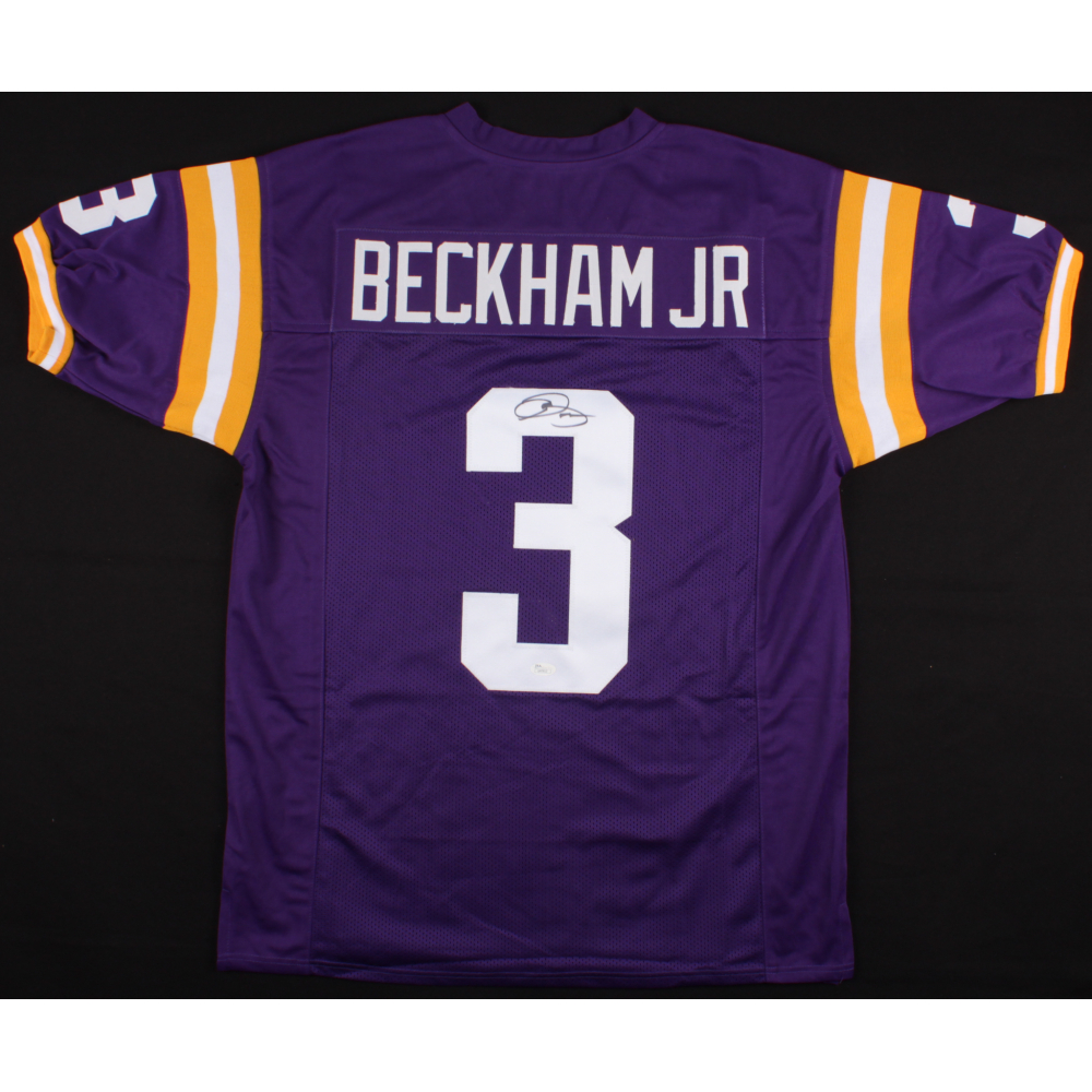 Odell Beckham Jr. Signed LSU Tigers Full-Size Speed Replica Yellow