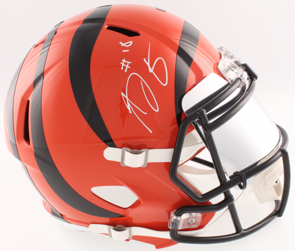 A. J. Green Signed Bengals FullSize Speed Helmet With Mirrored Visor