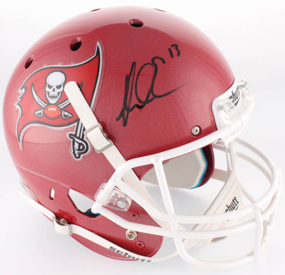 mike evans signed helmet