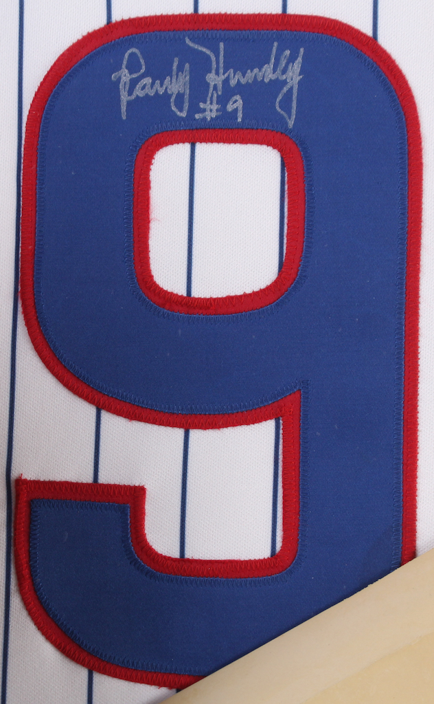 Todd Hundley & Randy Hundley Signed Cubs 32x40x8.5 Custom Shadowbox Display (JSA LOA) at PristineAuction.com Todd Hundley & Randy Hundley Signed Cubs 32x40x8.5 Custom Shadowbox Display (JSA LOA) at PristineAuction.com
