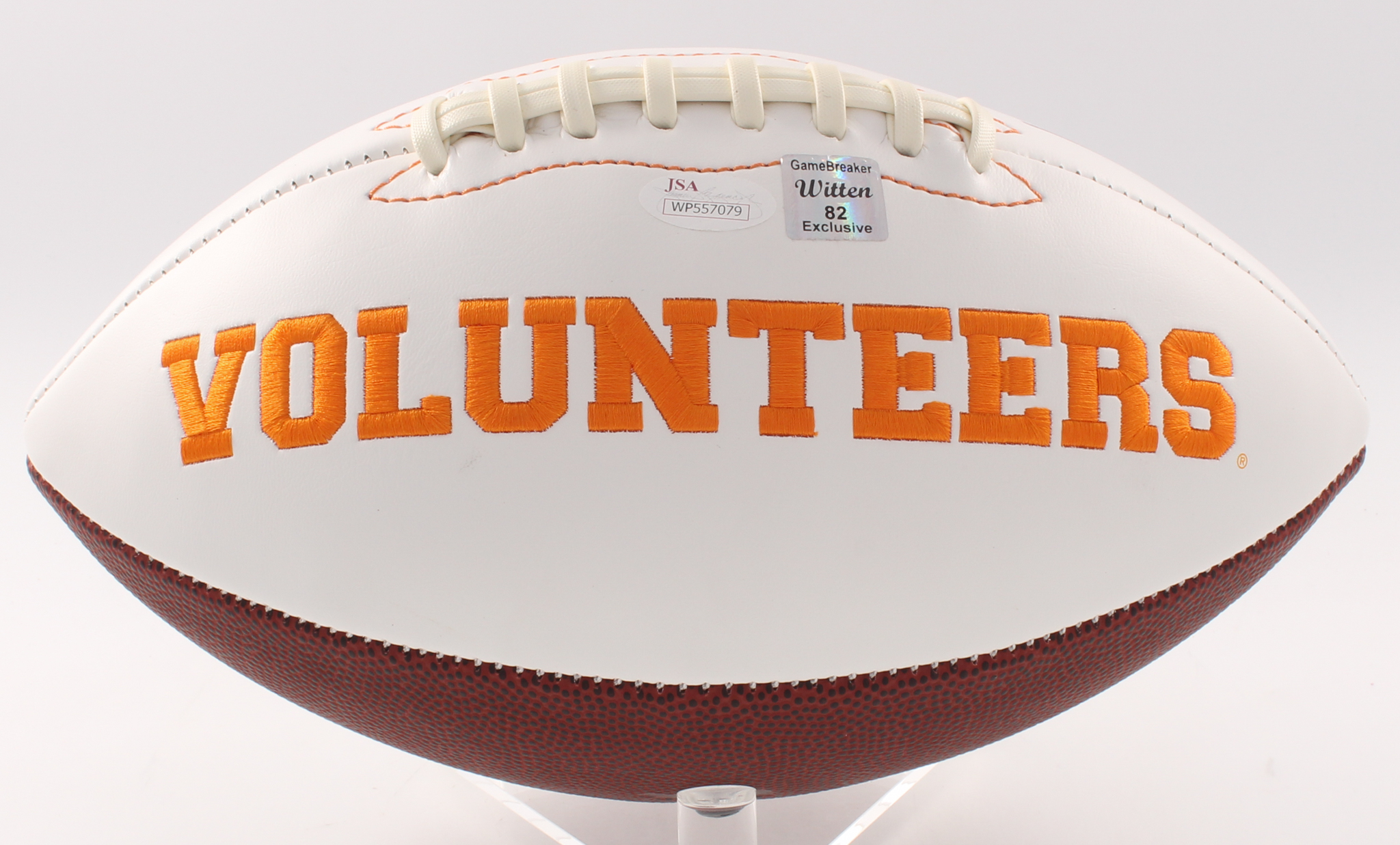 Jason Witten Signed Tennessee Volunteers Logo Football (JSA COA) at PristineAuction.com Jason Witten Signed Tennessee Volunteers Logo Football (JSA COA) at PristineAuction.com