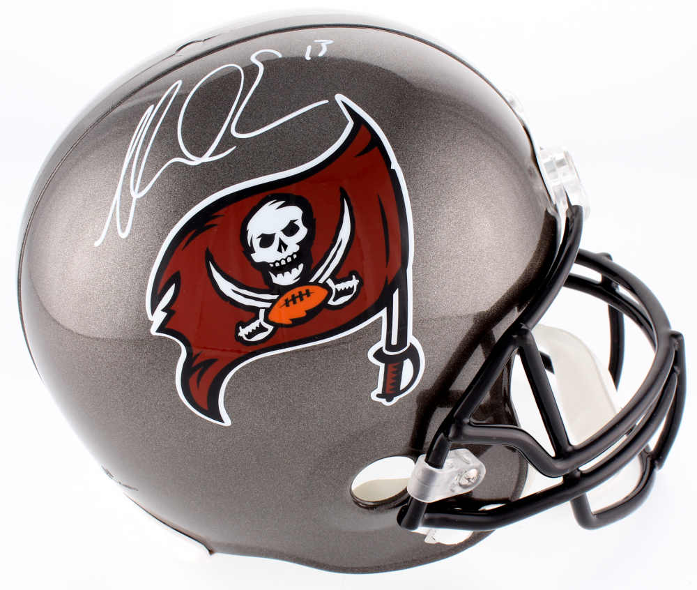 mike evans signed helmet