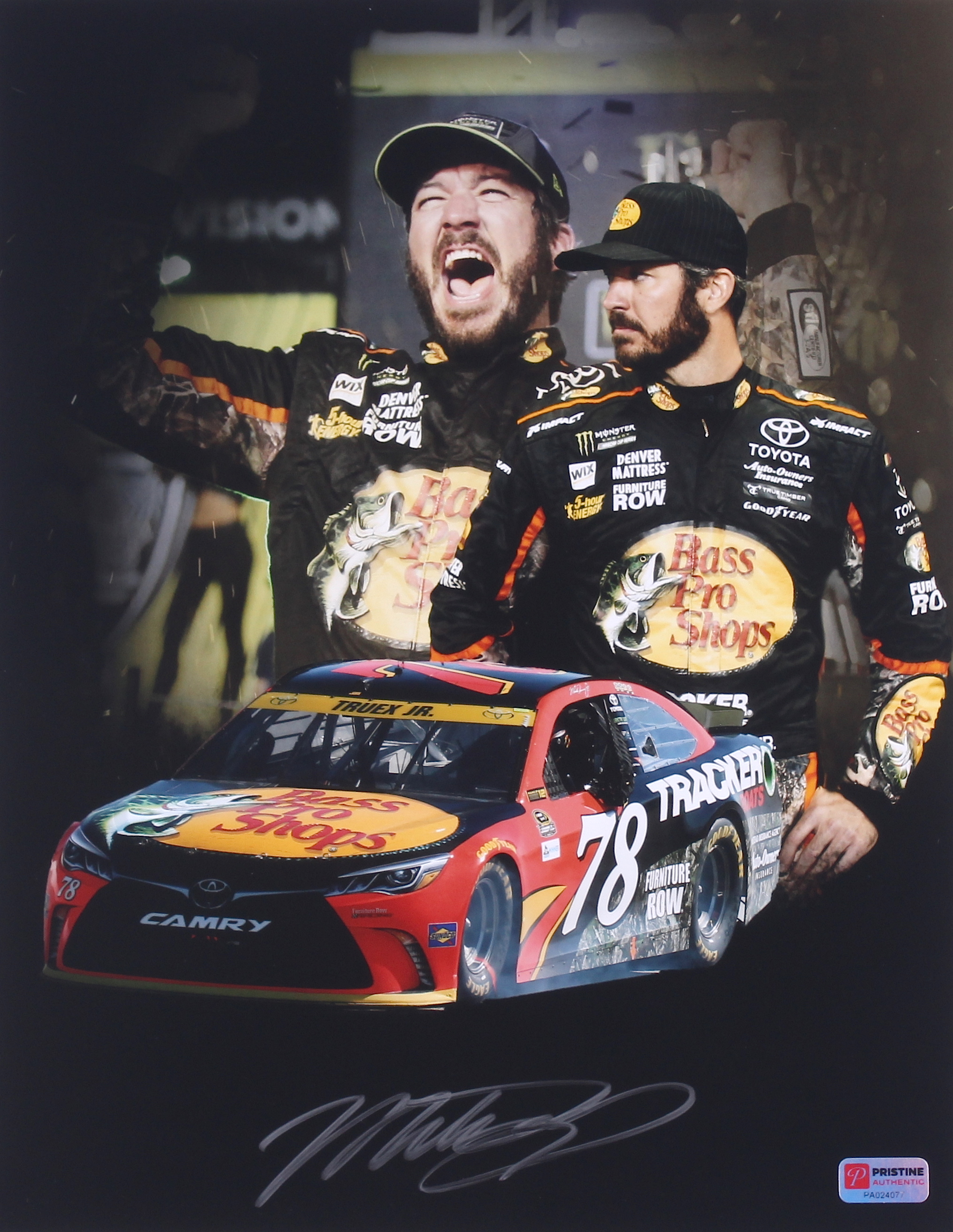 Martin Truex Jr. Signed NASCAR #78 11x14 Photo (PA COA) at PristineAuction.com Martin Truex Jr. Signed NASCAR #78 11x14 Photo (PA COA) at PristineAuction.com