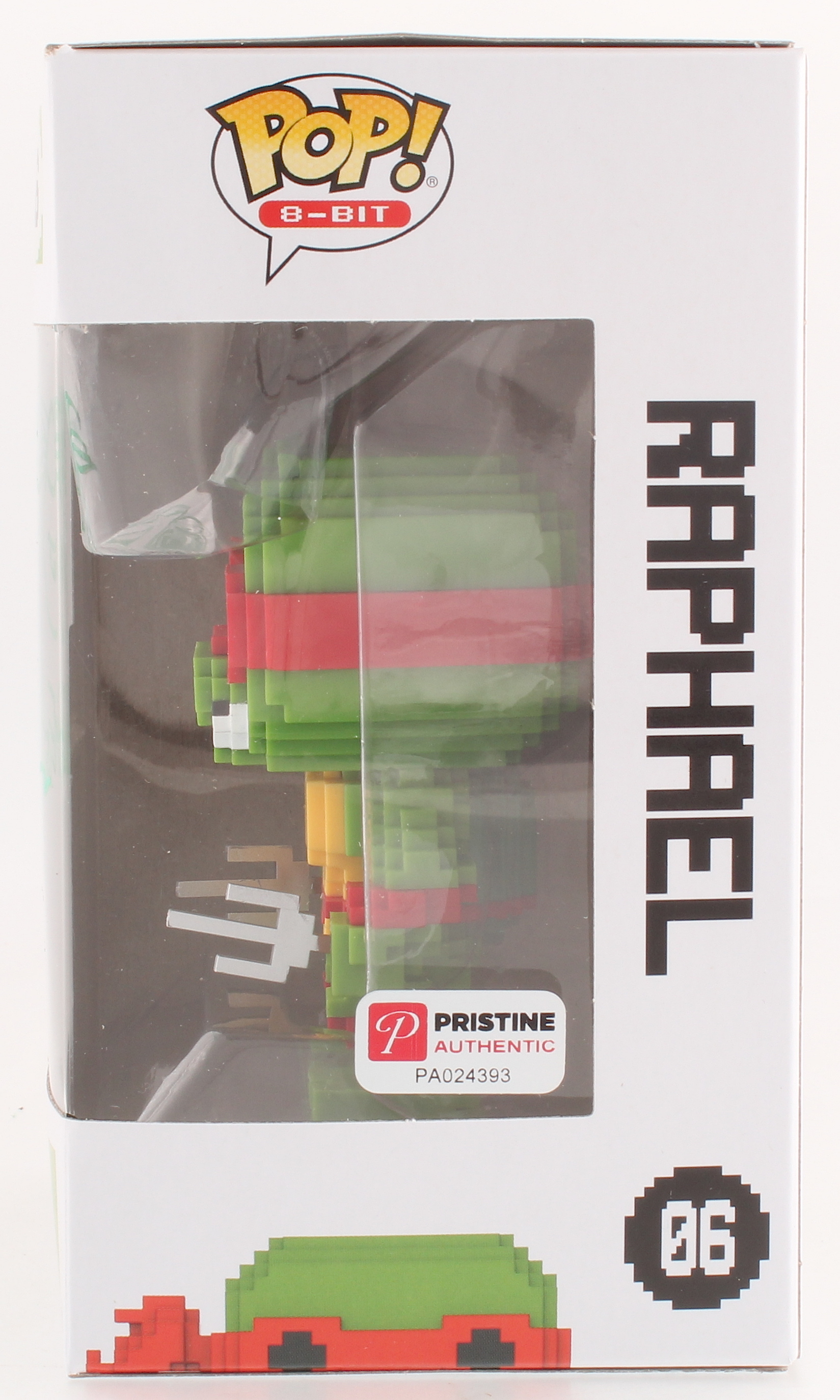 Kevin Eastman Signed Teenage Mutant Ninja Turtles "Raphael" 8-Bit POP! Vinyl Figure with Hand-Drawn Turtles Sketch (PA COA) at PristineAuction.com Kevin Eastman Signed Teenage Mutant Ninja Turtles "Raphael" 8-Bit POP! Vinyl Figure with Hand-Drawn Turtles Sketch (PA COA) at PristineAuction.com