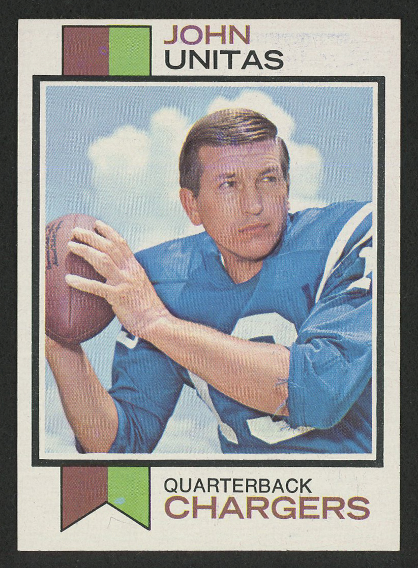 1973 Topps #455 Johnny Unitas at PristineAuction.com 1973 Topps #455 Johnny Unitas at PristineAuction.com
