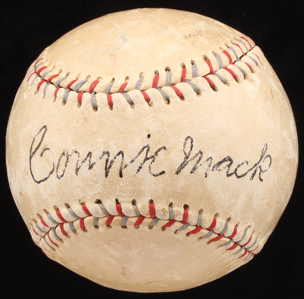 Connie Mack Signed Baseball (JSA LOA) at PristineAuction.com Connie Mack Signed Baseball (JSA LOA) at PristineAuction.com