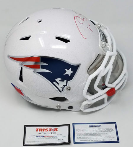 Tom Brady Signed Patriots LE "Tom Brady Edition" Full-Size Authentic On-Field Helmet (Steiner COA & TriStar Hologram) at PristineAuction.com Tom Brady Signed Patriots LE "Tom Brady Edition" Full-Size Authentic On-Field Helmet (Steiner COA & TriStar Hologram) at PristineAuction.com