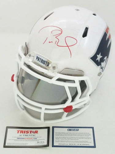 Tom Brady Signed Patriots LE "Tom Brady Edition" Full-Size Authentic On-Field Helmet (Steiner COA & TriStar Hologram) at PristineAuction.com Tom Brady Signed Patriots LE "Tom Brady Edition" Full-Size Authentic On-Field Helmet (Steiner COA & TriStar Hologram) at PristineAuction.com