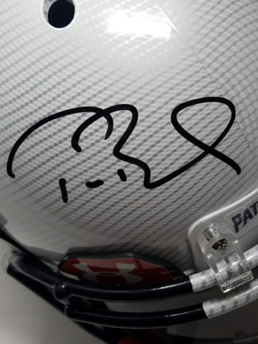 Tom Brady Signed Patriots LE Custom Hydro Dipped White Full-Size Authentic On-Field Helmet (Tristar Hologram) at PristineAuction.com Tom Brady Signed Patriots LE Custom Hydro Dipped White Full-Size Authentic On-Field Helmet (Tristar Hologram) at PristineAuction.com