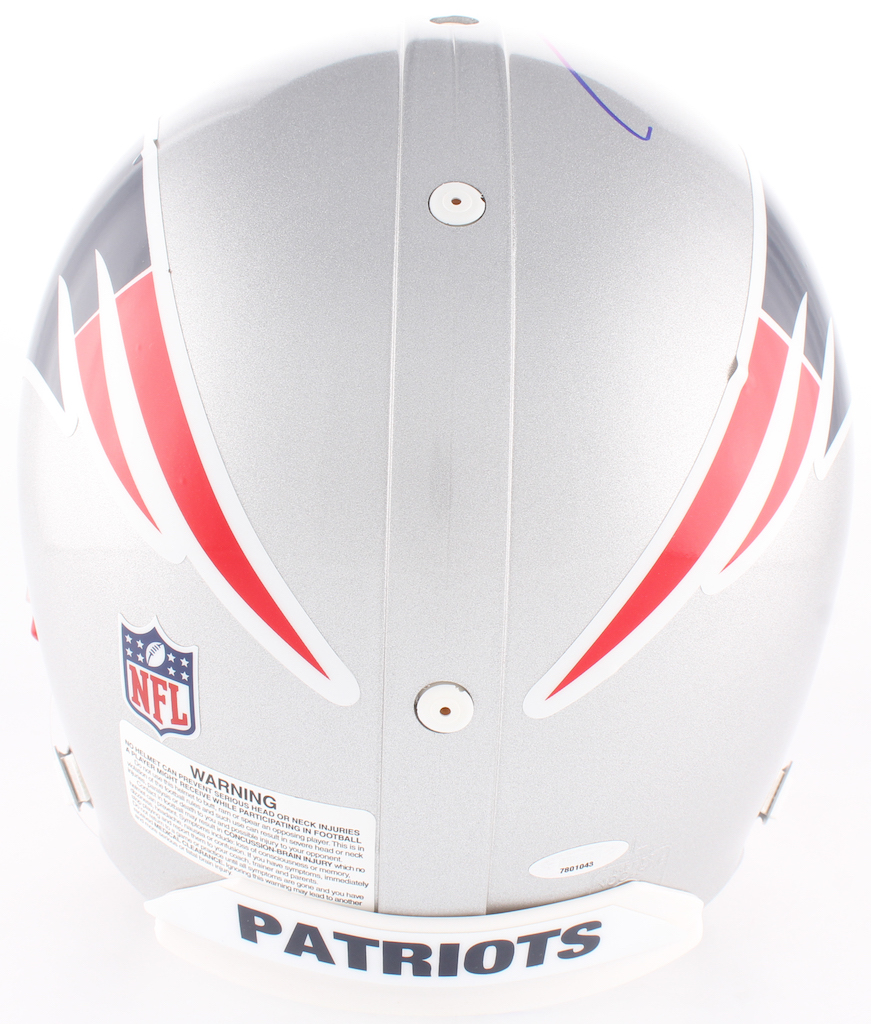 Tom Brady Signed New England Patriots Full-Size Authentic On-Field Helmet (Tristar Hologram) at PristineAuction.com Tom Brady Signed New England Patriots Full-Size Authentic On-Field Helmet (Tristar Hologram) at PristineAuction.com